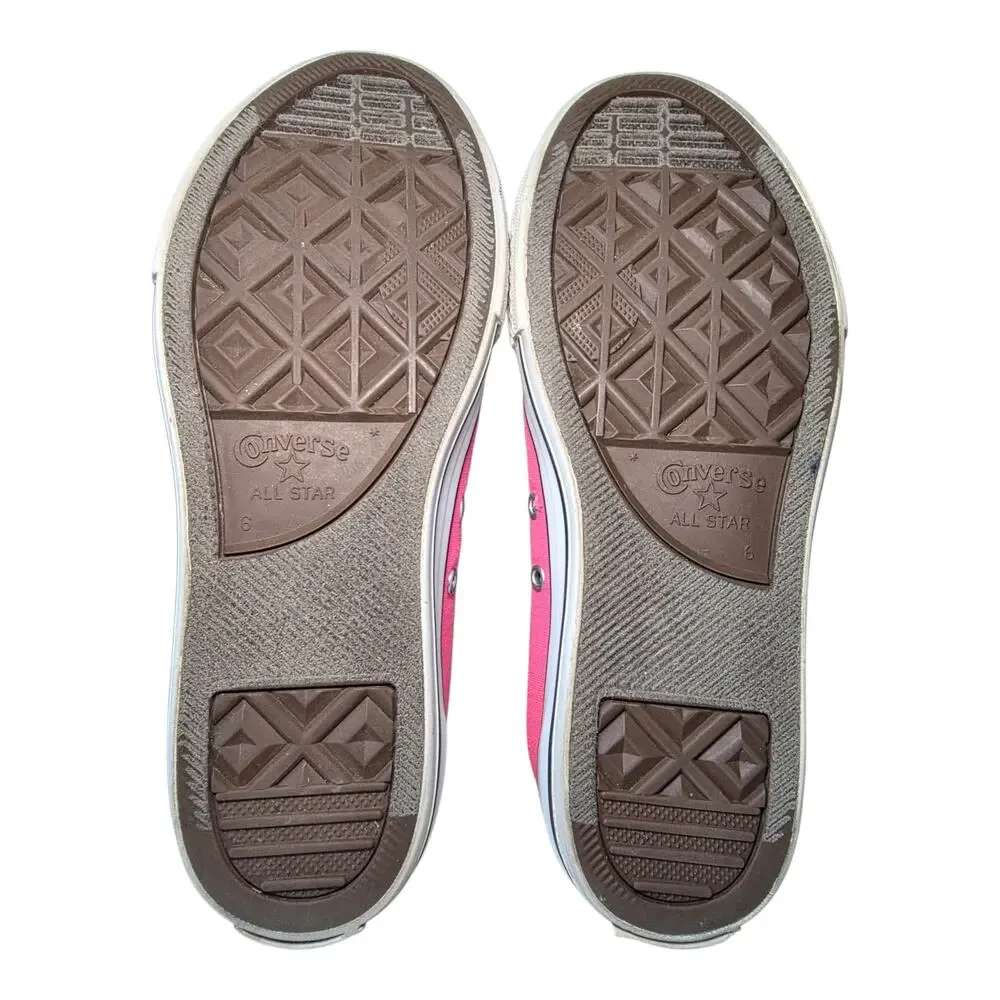 Converse All Star Barbie Pink Low Top Sneakers Junior Size 6 Canvas Streetwear